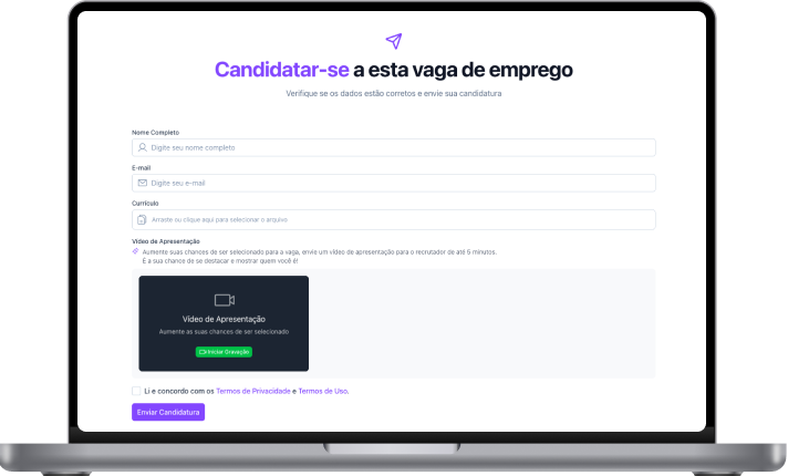 Candidaturas simplificadas